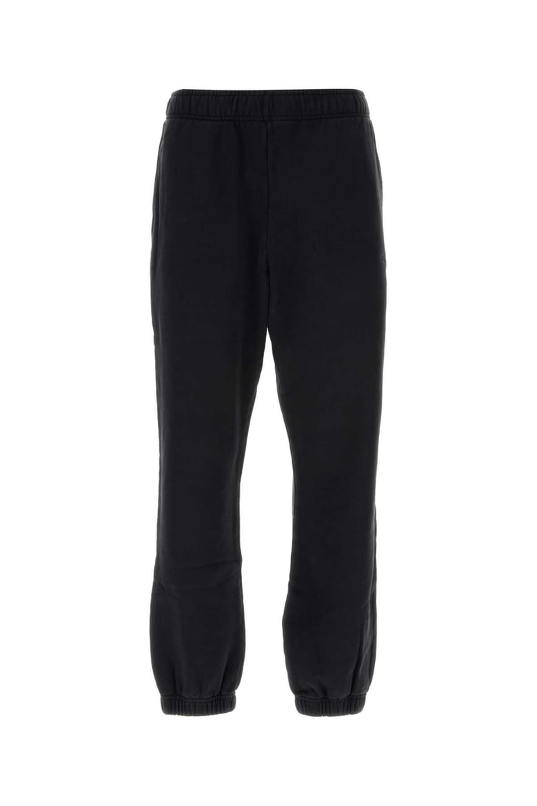black cotton joggers by Selfnex