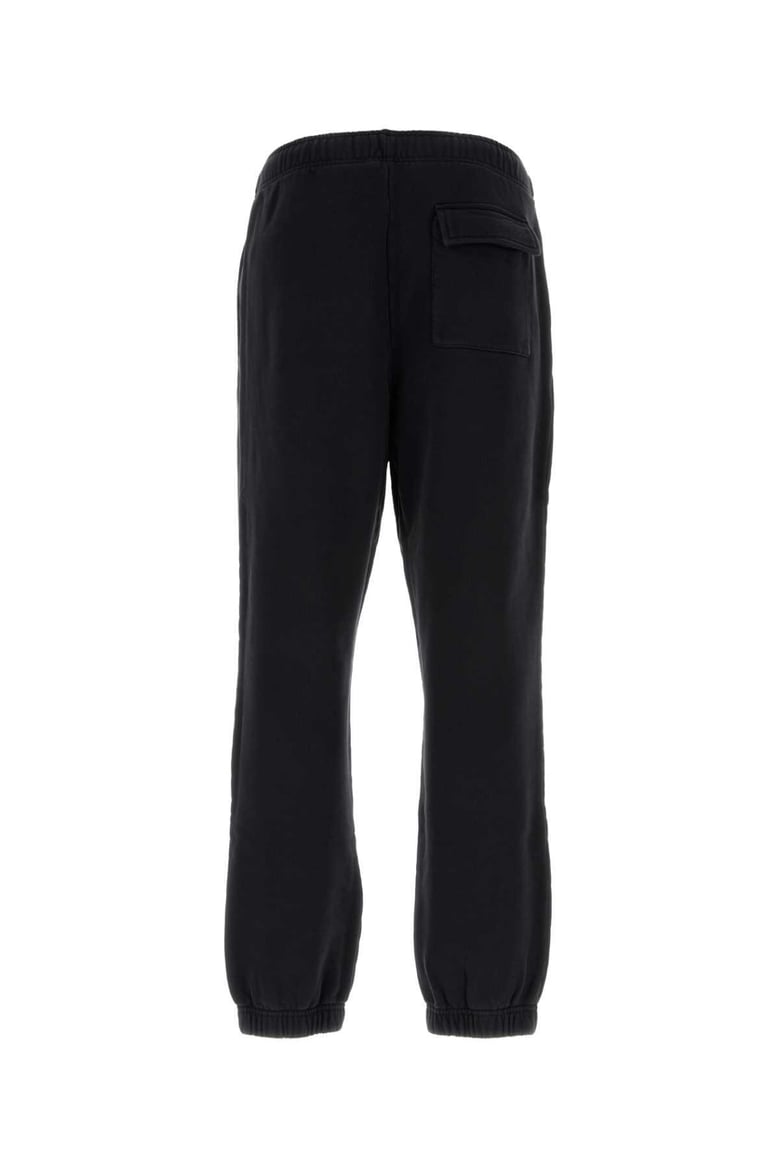 black cotton joggers by Selfnex
