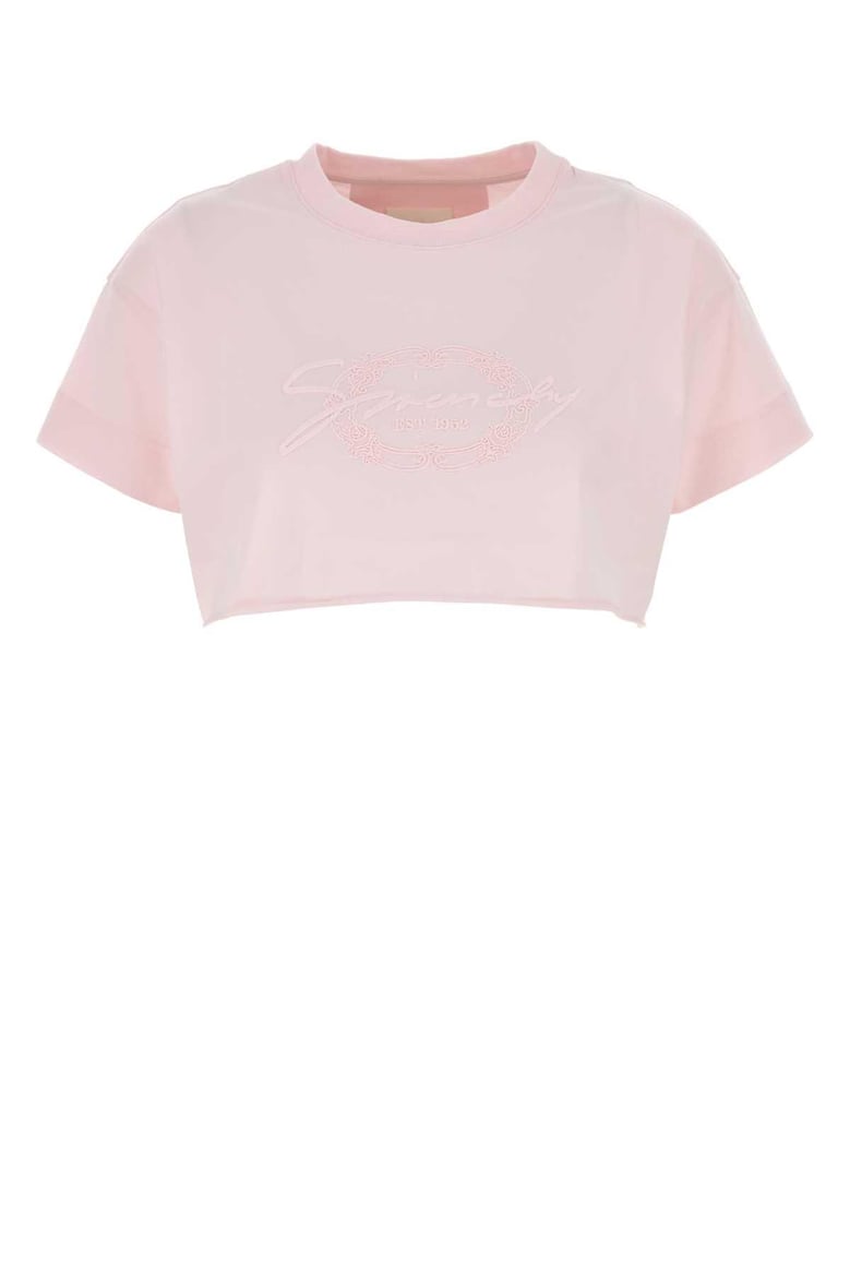 pastel pink cotton crop-top by Selfnex