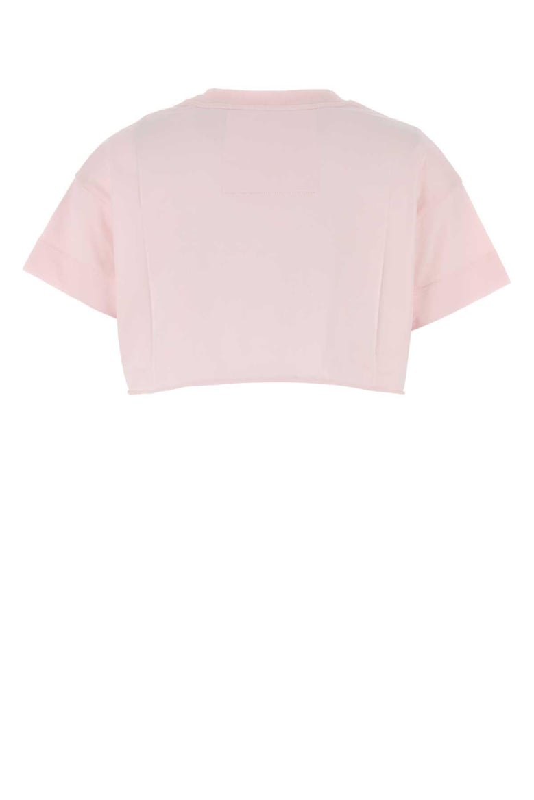 pastel pink cotton crop-top by Selfnex