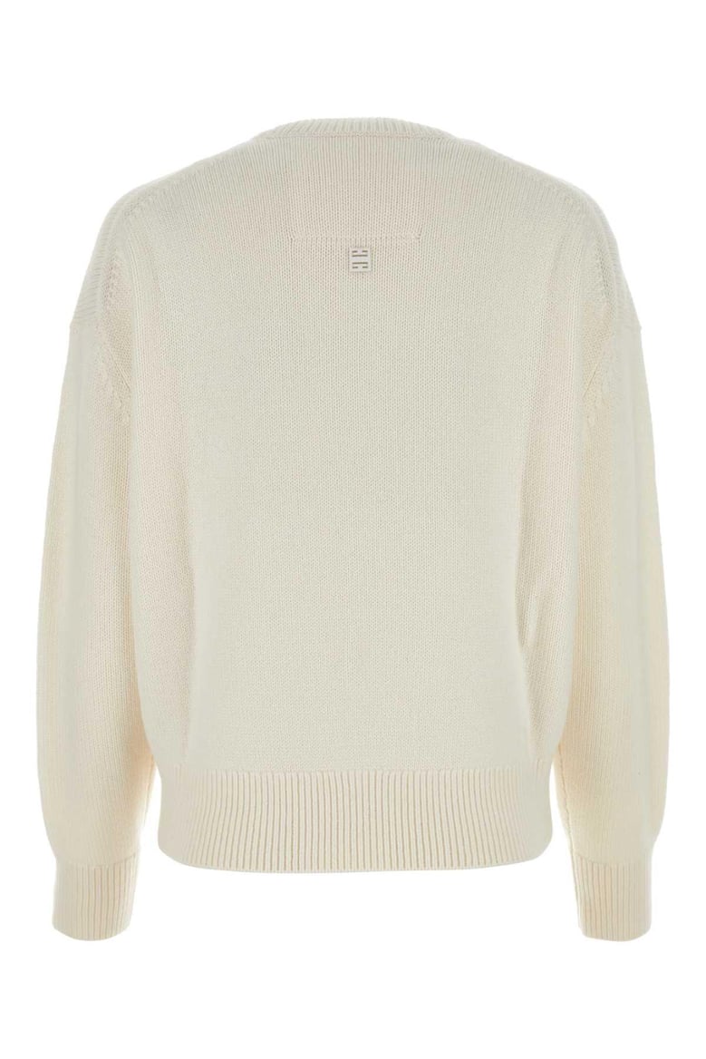 ivory cashmere sweater by Selfnex