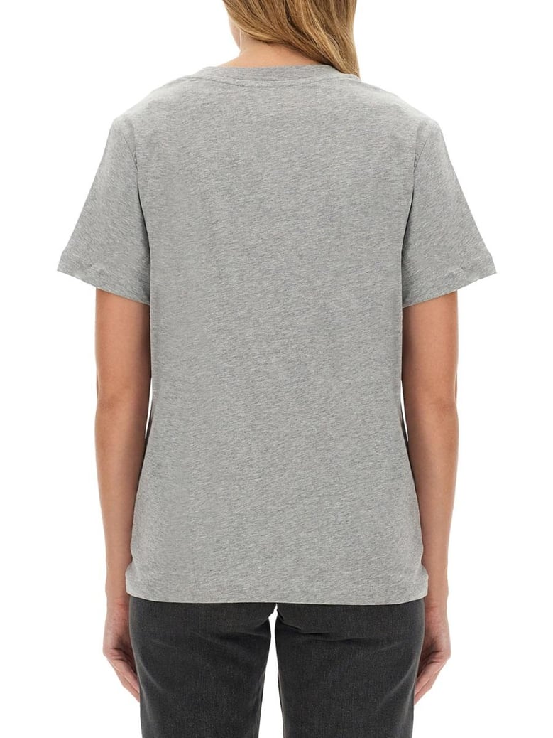 melange grey cotton t-shirt by Selfnex