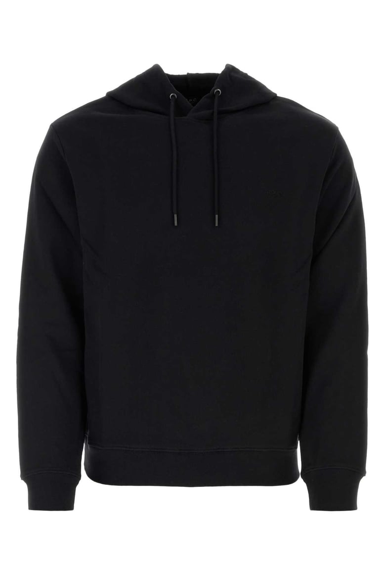 black cotton sweatshirt by Selfnex