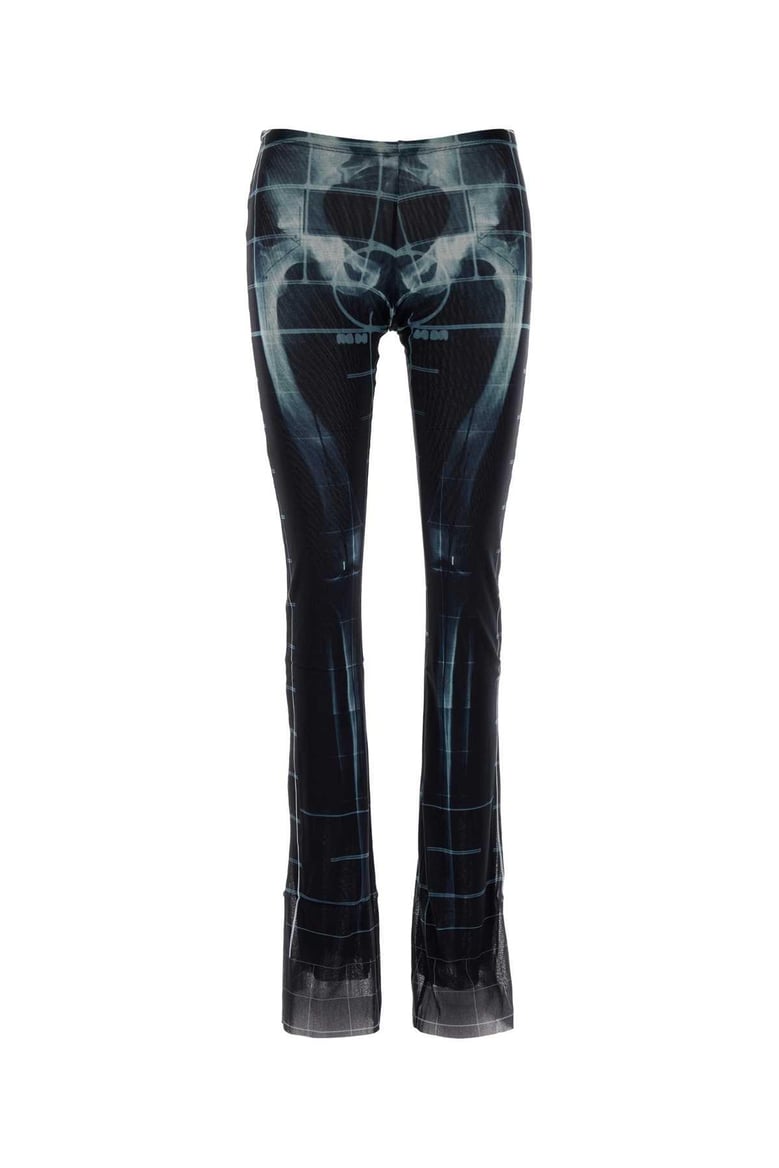 printed tulle pant by Selfnex