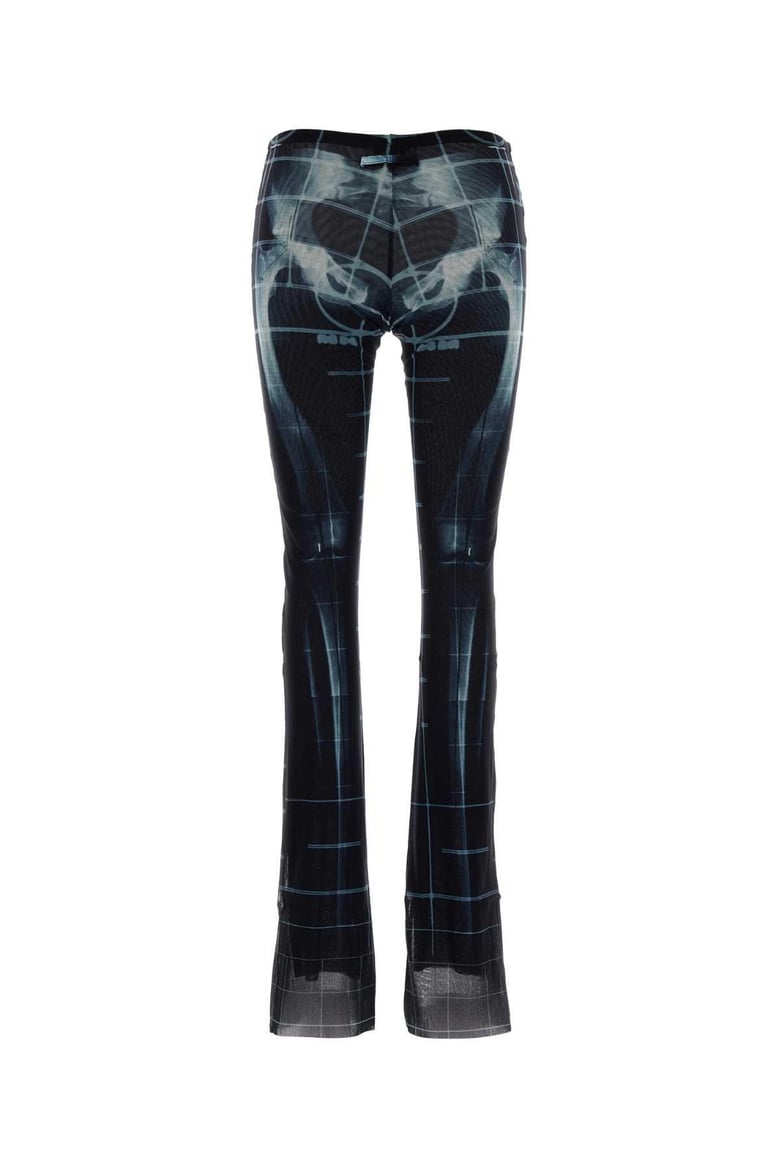 printed tulle pant by Selfnex