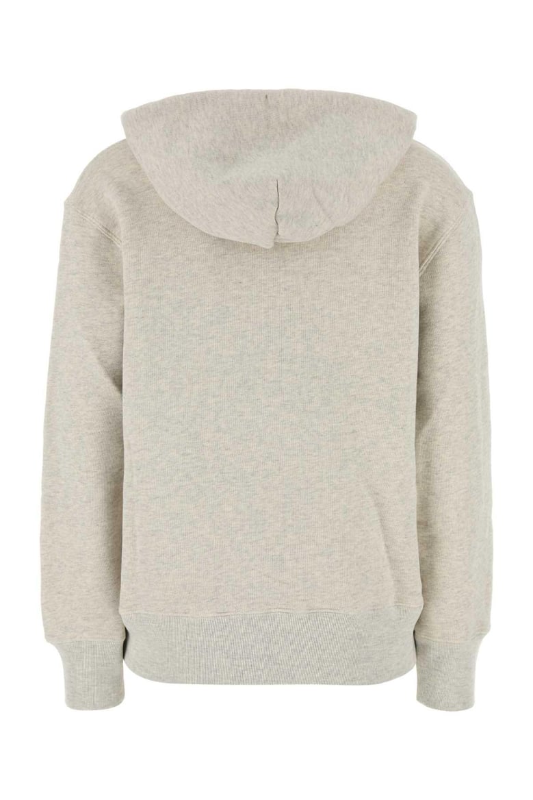 melange light grey cotton main wom sweatshirt by Selfnex