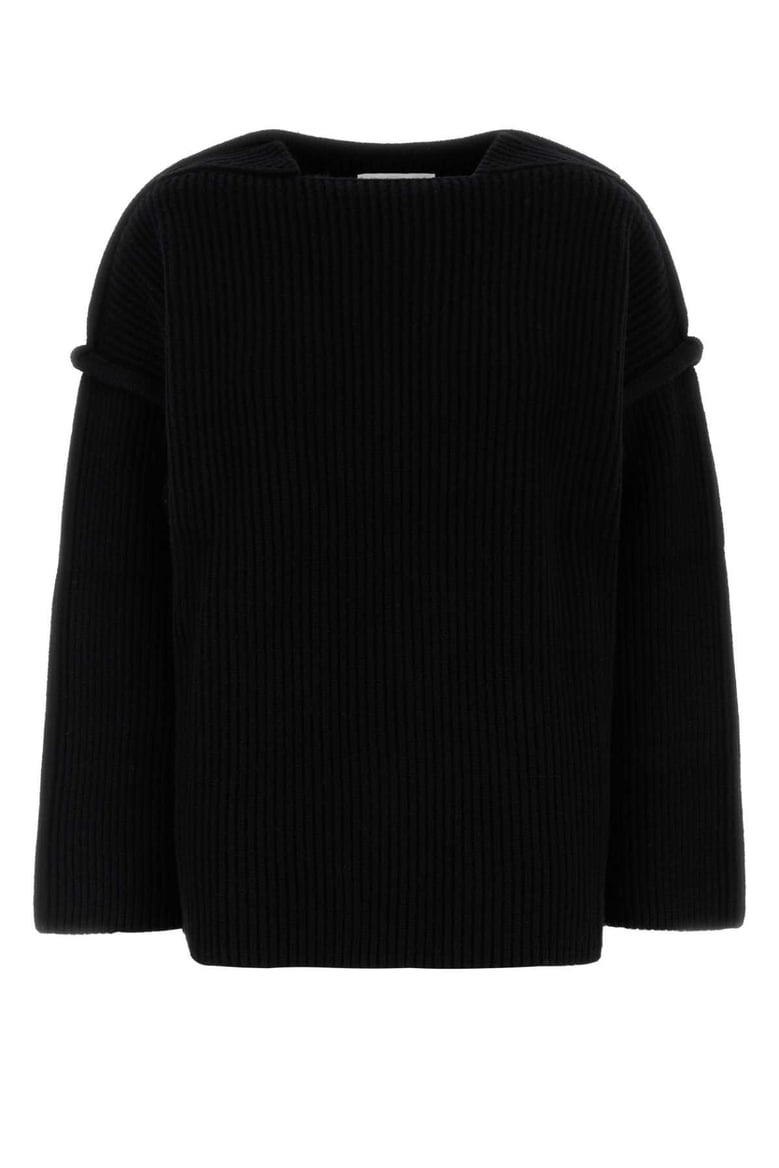 black wool sweater by Selfnex