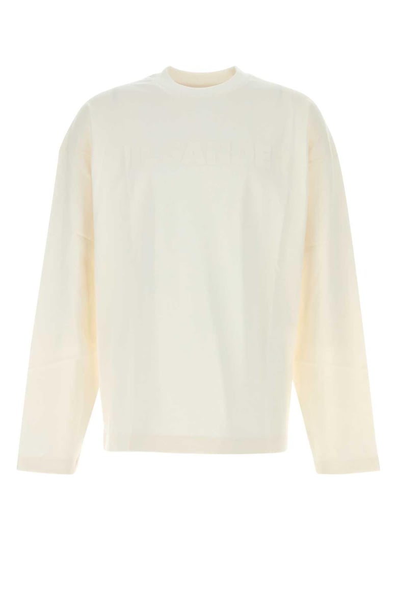 white cotton t-shirt by Selfnex