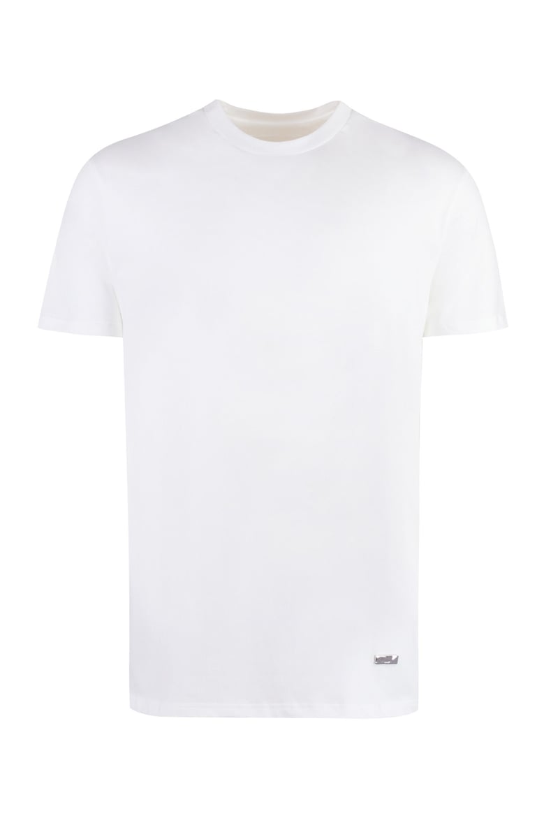 white cotton t-shirt by Selfnex