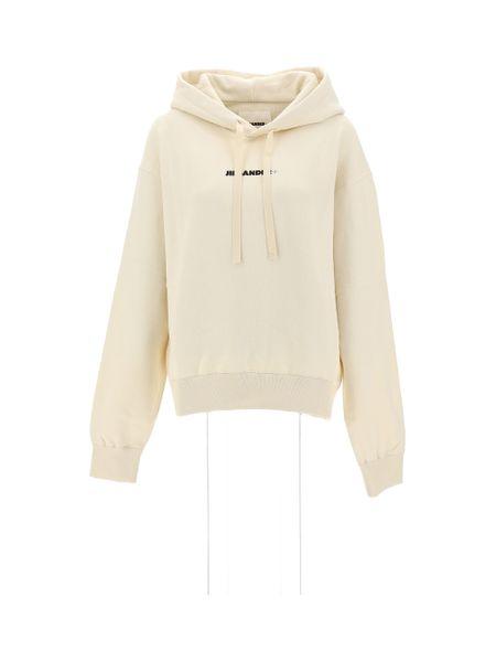 ivory cotton oversize sweatshirt by Selfnex