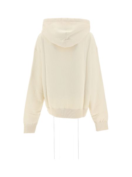 ivory cotton oversize sweatshirt by Selfnex