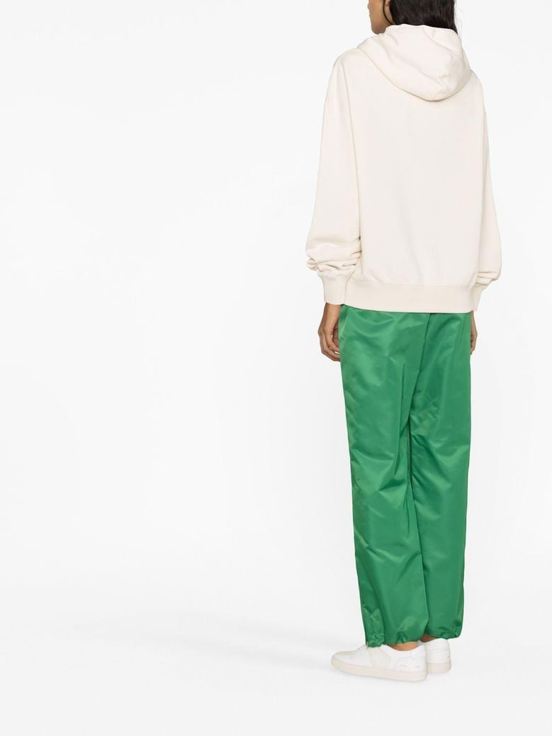 ivory cotton oversize sweatshirt by Selfnex