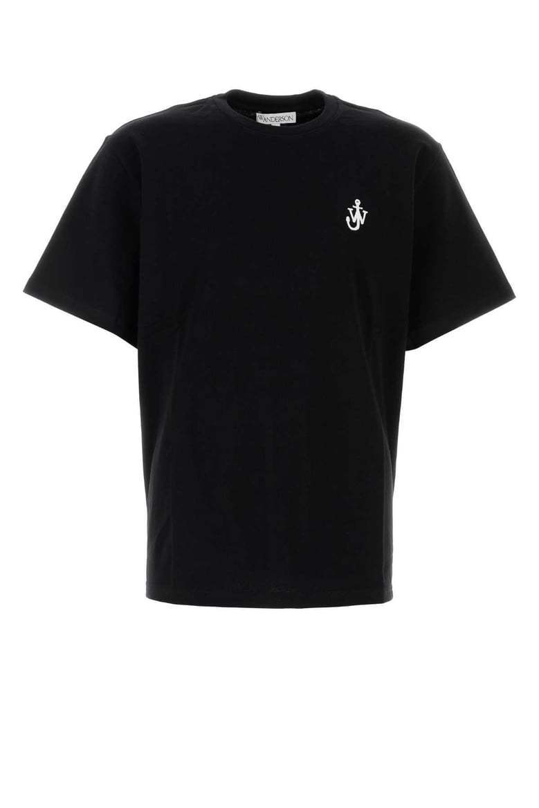black cotton t-shirt by Selfnex