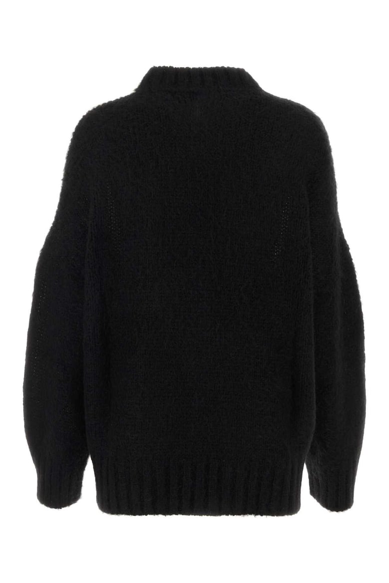 two-tone acrylic blend sweater by Selfnex