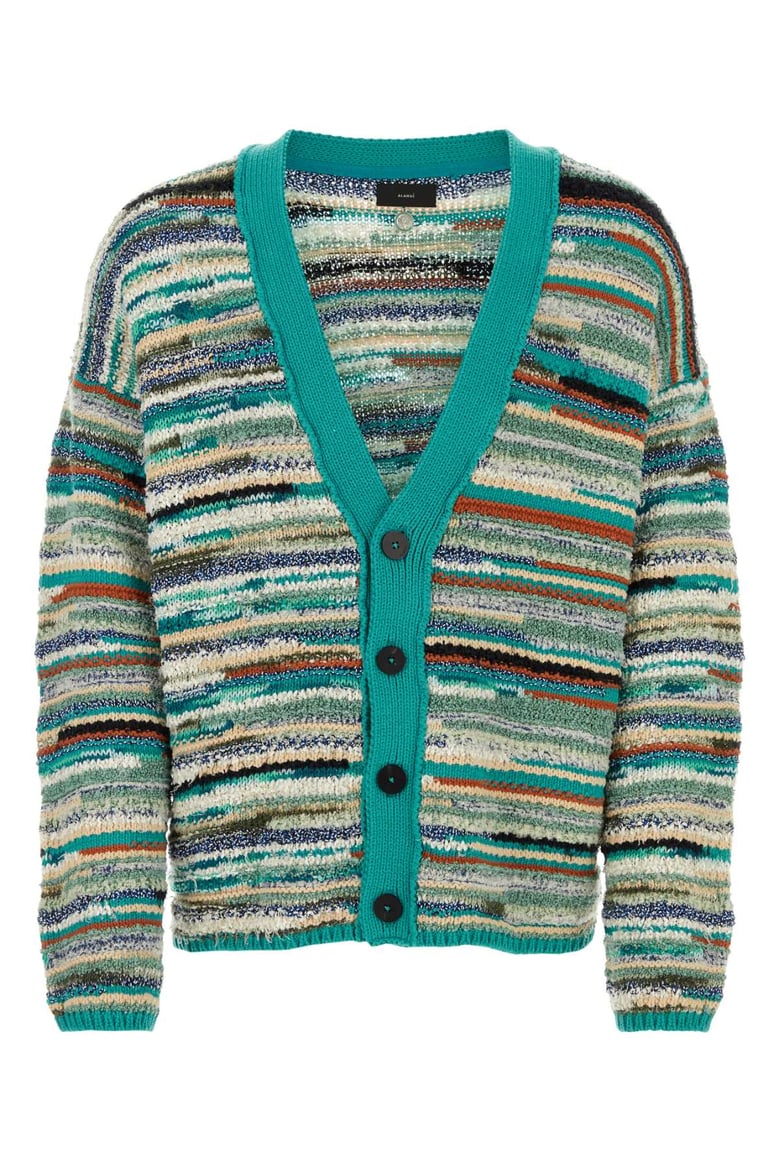 embroidered cotton blend madurai cardigan by Selfnex