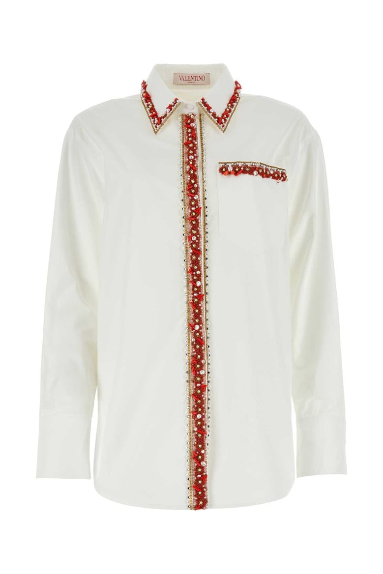 white poplin shirt by Selfnex