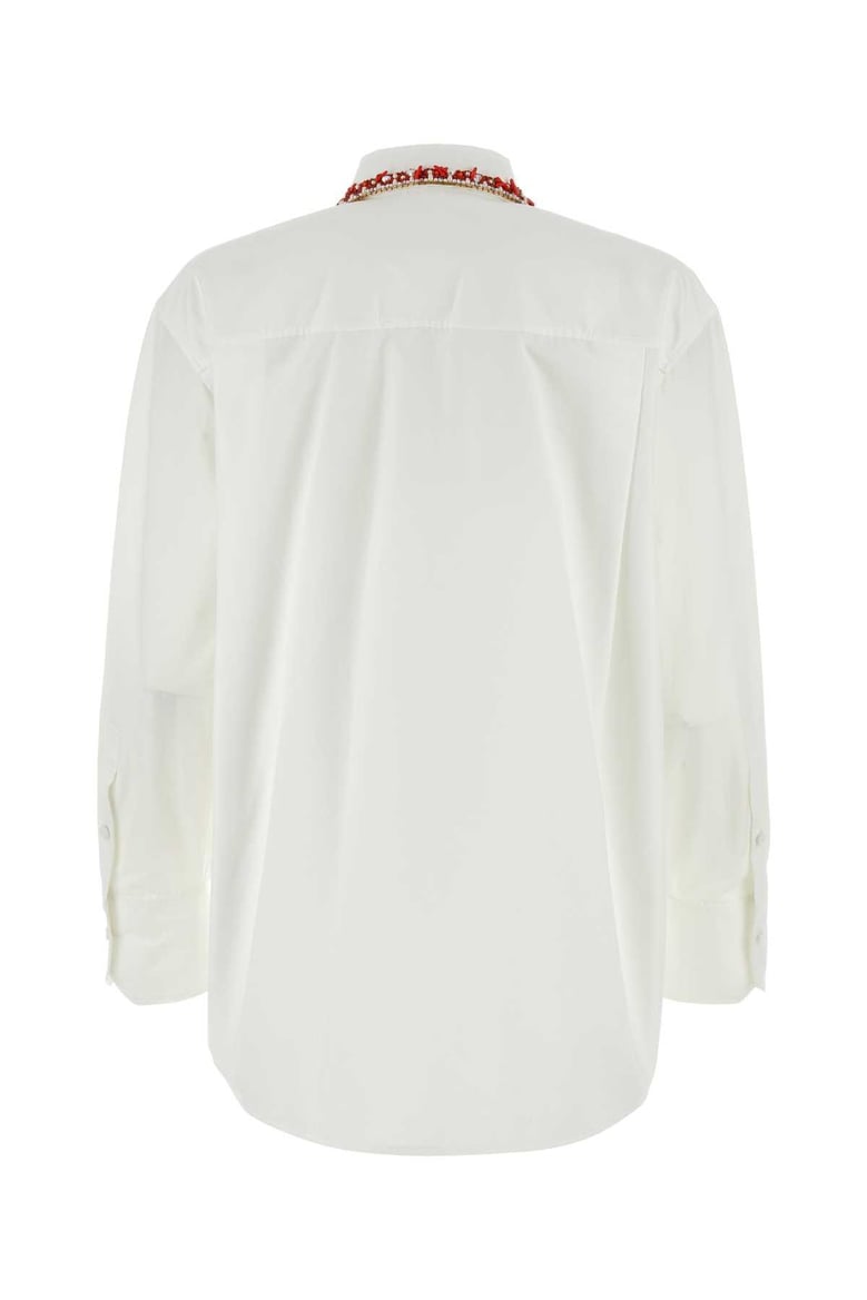 white poplin shirt by Selfnex