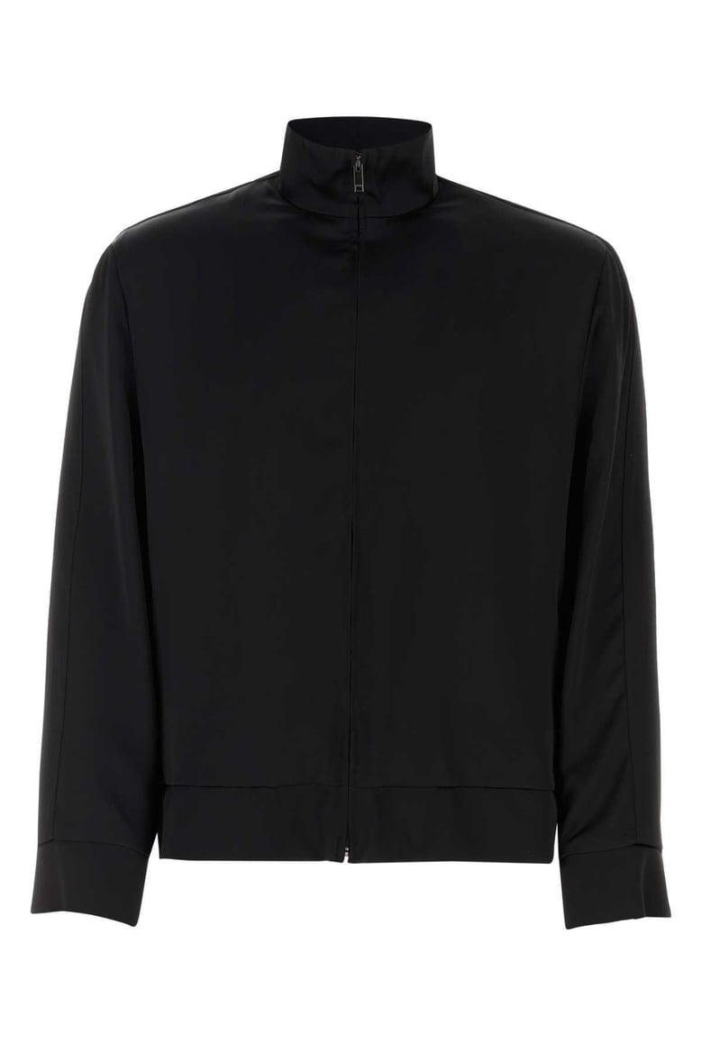 black satin sweatshirt by Selfnex