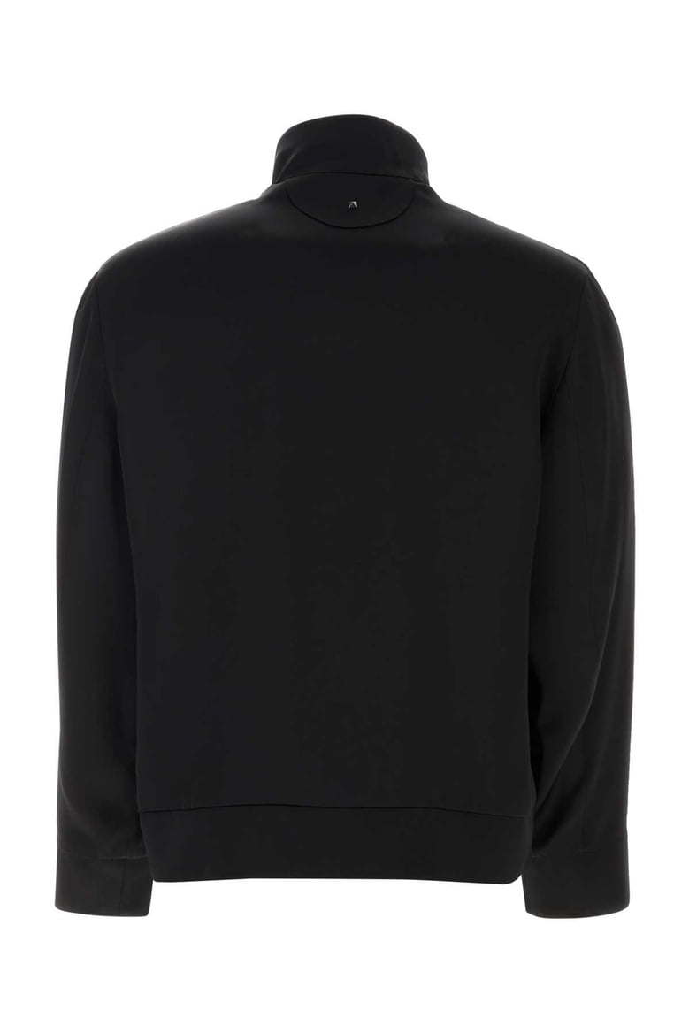 black satin sweatshirt by Selfnex
