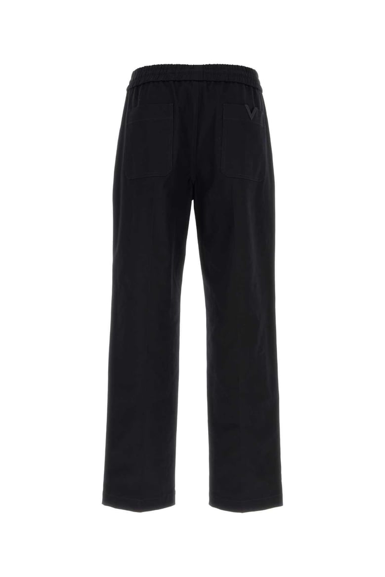 midnight blue stretch cotton pant by Selfnex