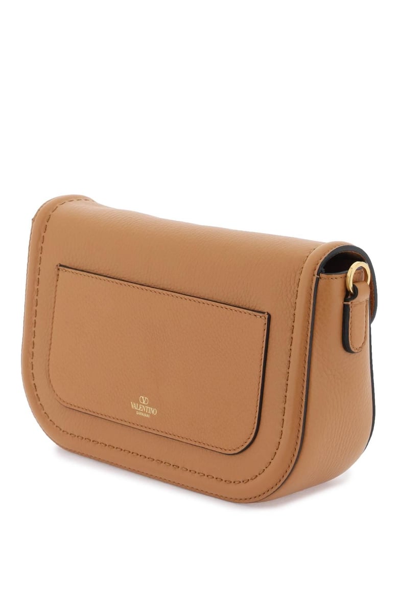 camel leather alltime shoulder bag by Selfnex