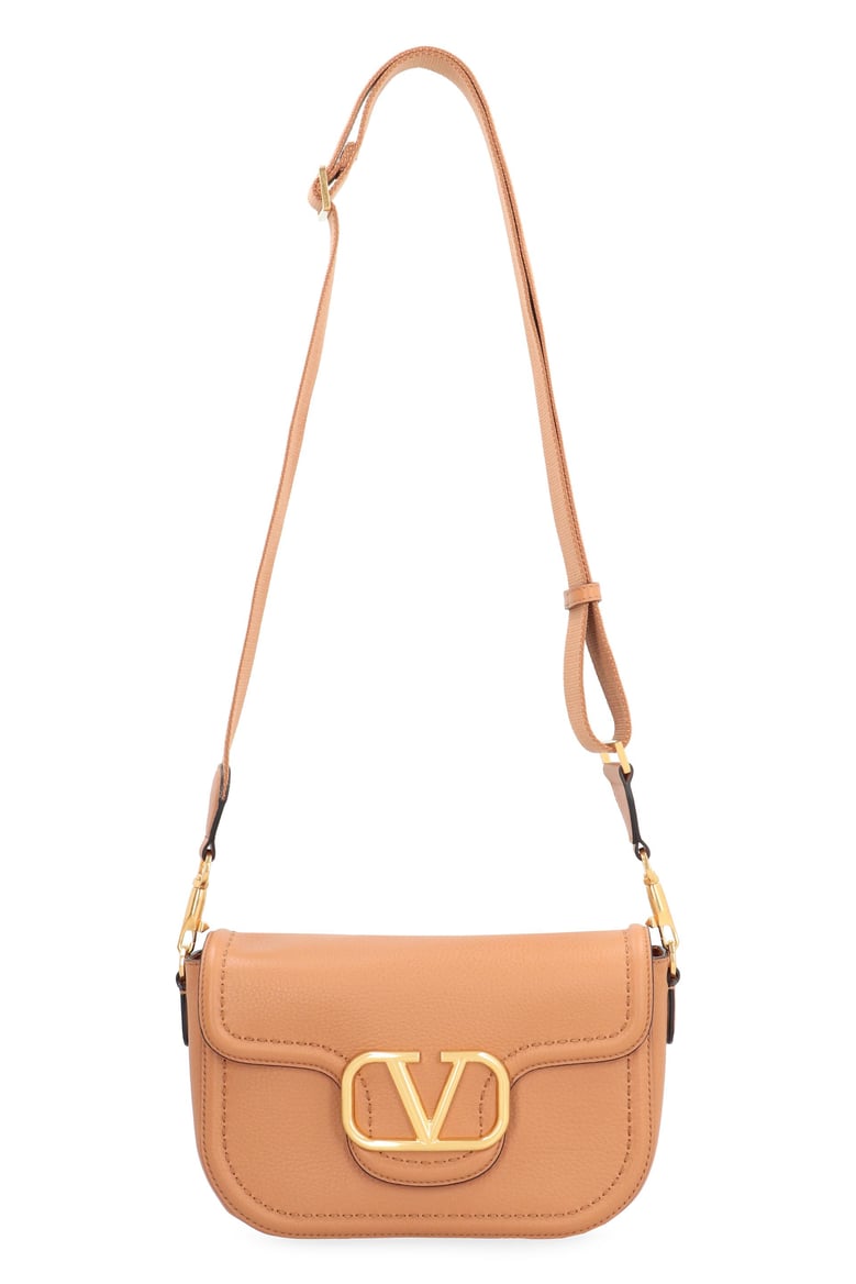 camel leather alltime shoulder bag by Selfnex