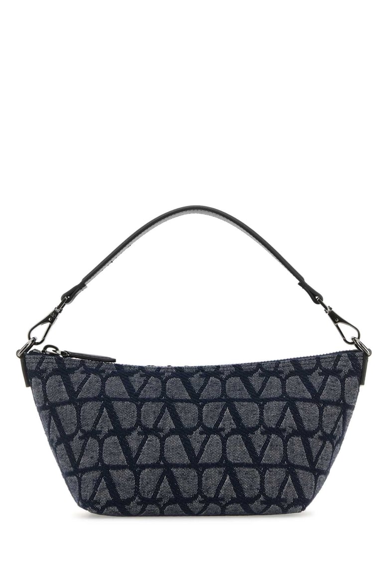 blue toile iconographe handbag by Selfnex