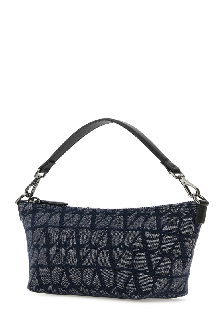 blue toile iconographe handbag by Selfnex