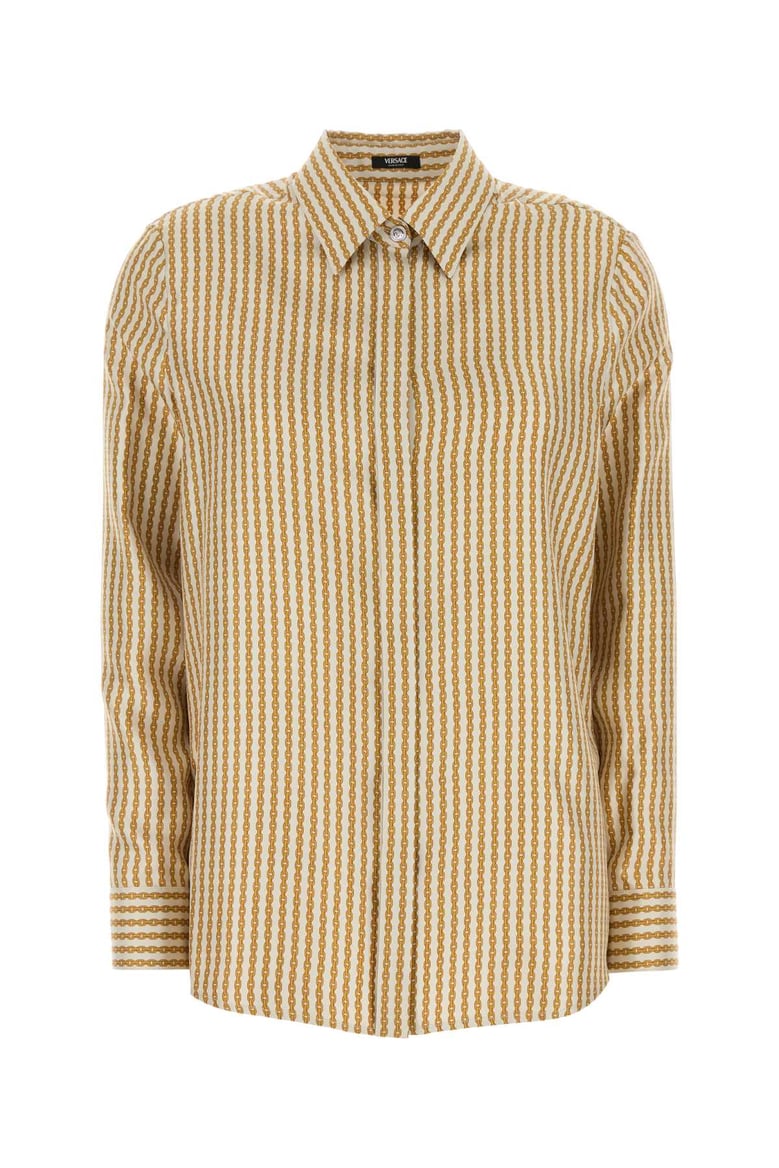 printed silk shirt by Selfnex