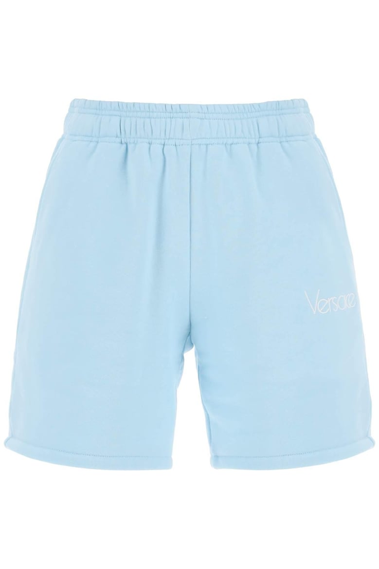 light-blue cotton shorts by Selfnex