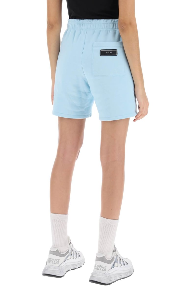 light-blue cotton shorts by Selfnex