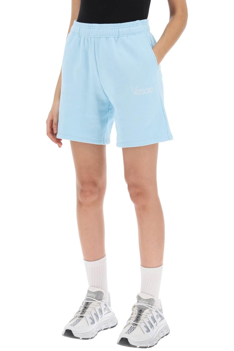 light-blue cotton shorts by Selfnex