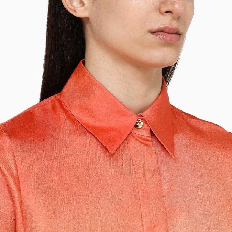 two-tone silk tranquillity shirt by Selfnex