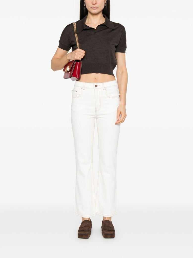 white denim jeans by Selfnex