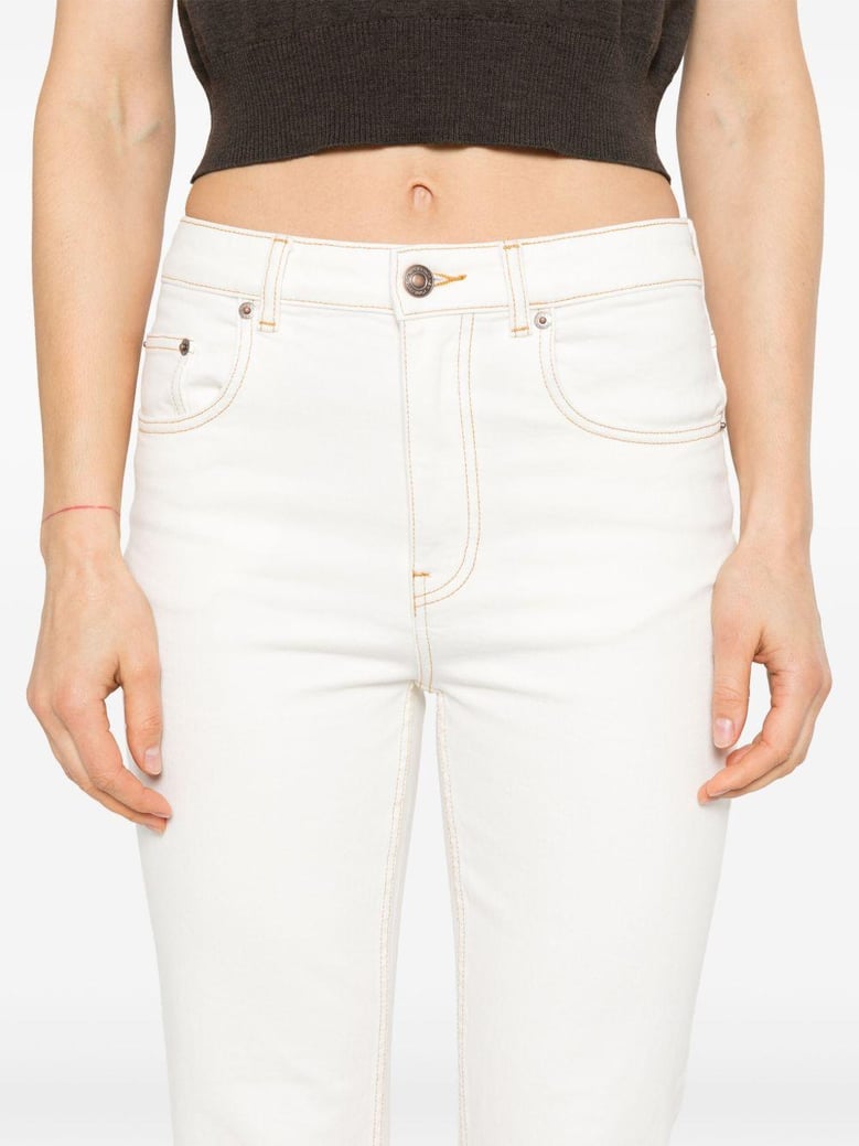 white denim jeans by Selfnex
