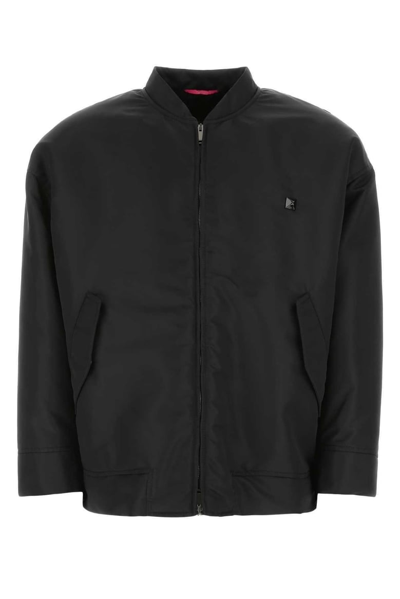 black nylon jacket by Selfnex