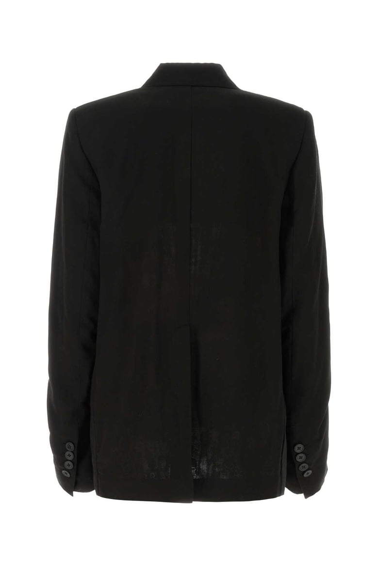 black cotton renske blazer by Selfnex
