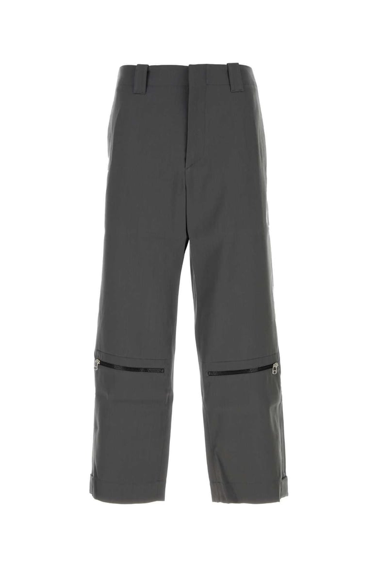 charcoal cotton pant by Selfnex