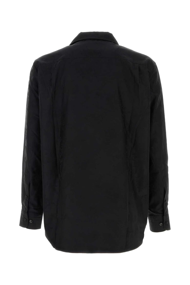 black cotton shirt by Selfnex