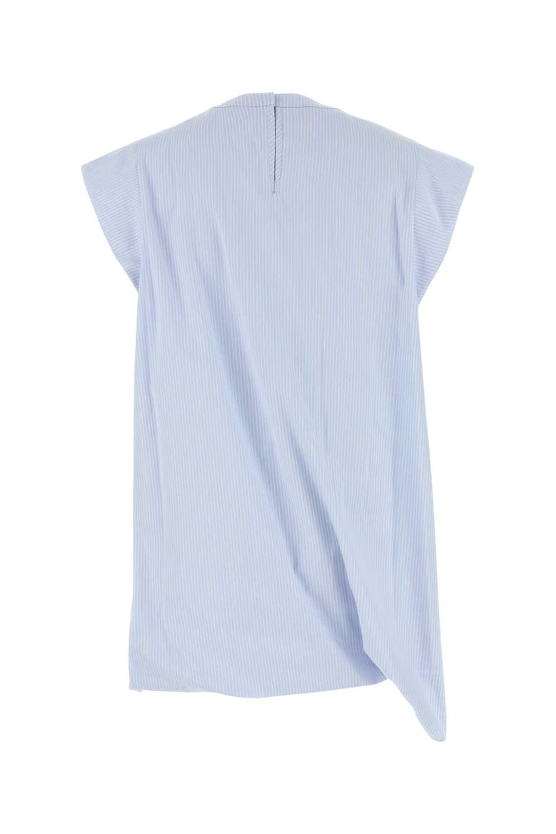 embroidered poplin top by Selfnex