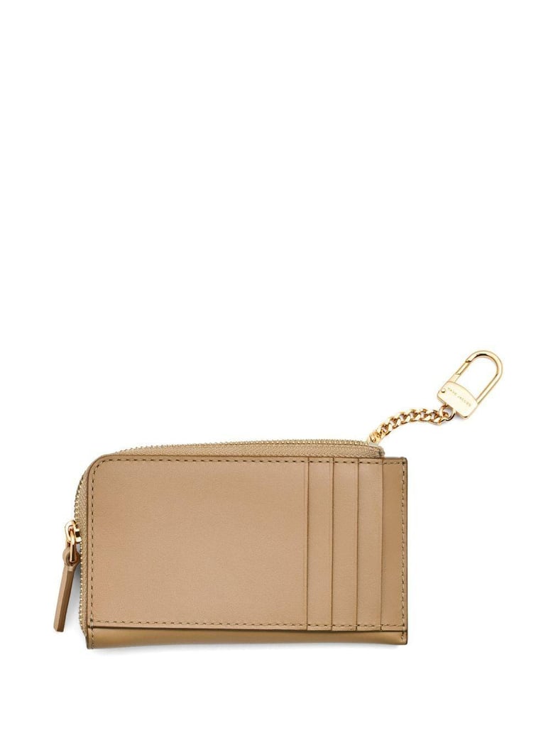 camel leather card holder by Selfnex
