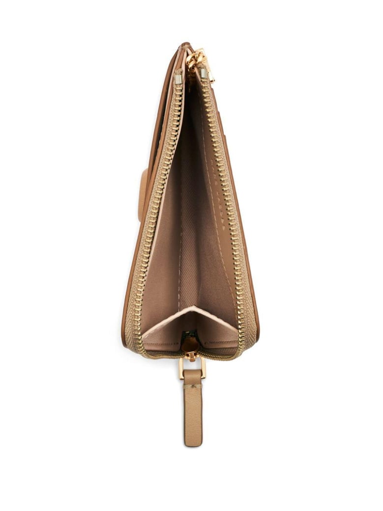 camel leather card holder by Selfnex