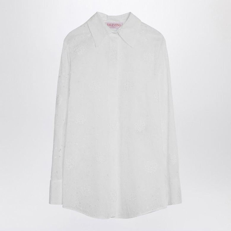 white cotton shirt by Selfnex
