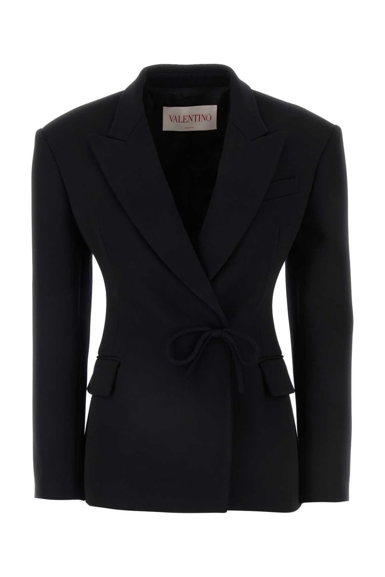 black wool blazer by Selfnex