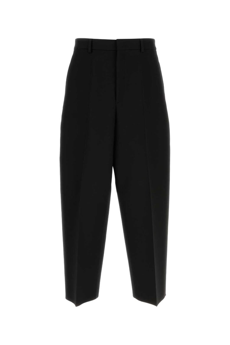 black wool blend pant by Selfnex