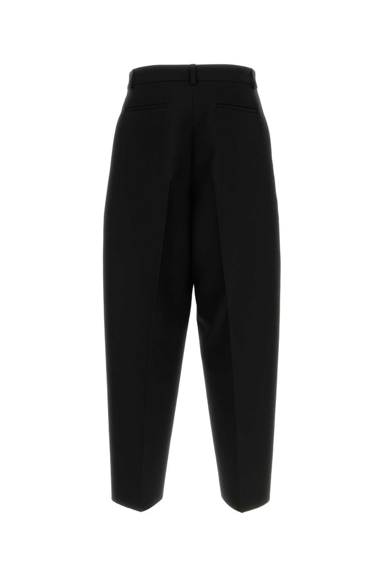 black wool blend pant by Selfnex