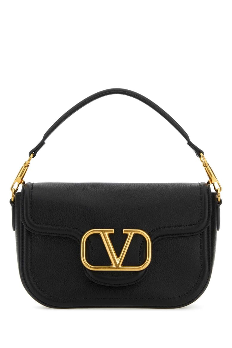 black leather alltime shoulder bag by Selfnex