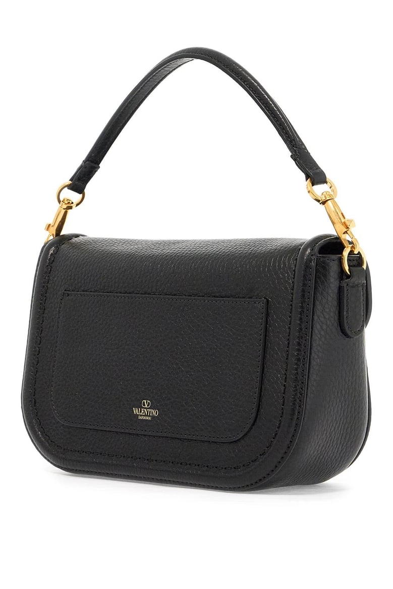 black leather alltime shoulder bag by Selfnex