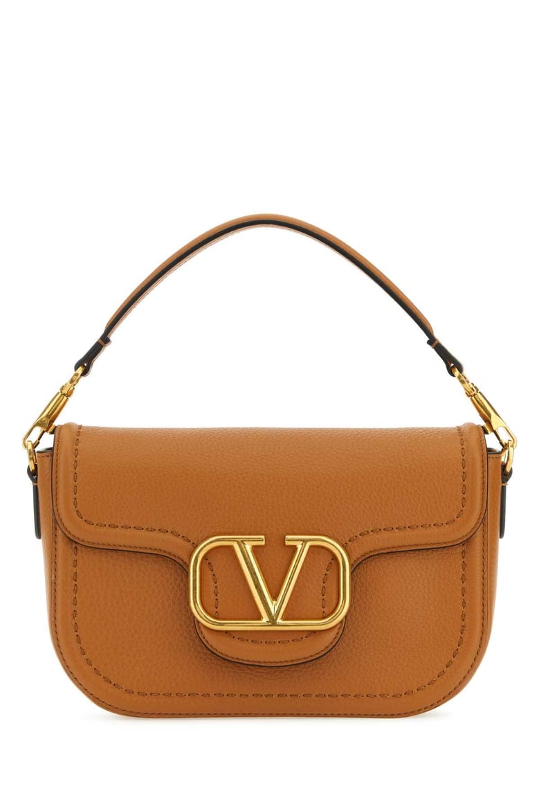 camel leather alltime shoulder bag by Selfnex