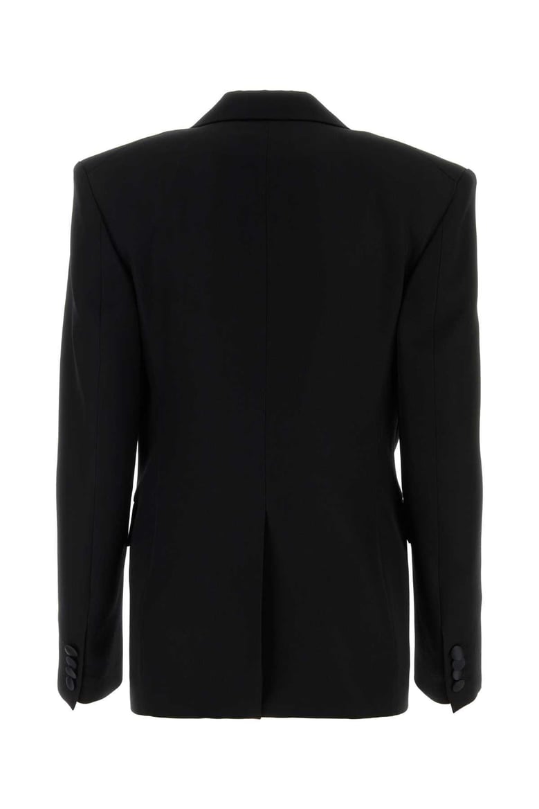 black wool blazer by Selfnex